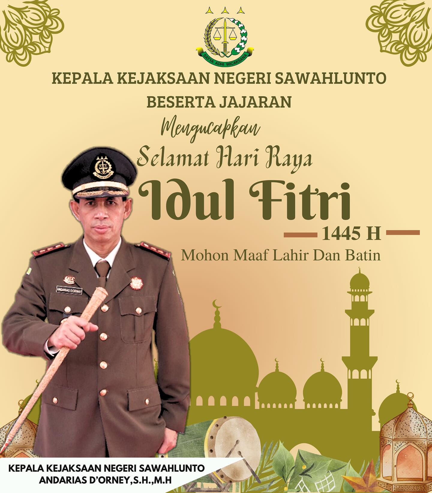 Kepala Kejaksaan Negeri Sawahlunto Beserta Seluruh Jajaran Mengucapkan Selamat Hari Raya Idul Fitri 1945 H, Mohon Maaf lahir dan batin ..____Update terus informasi anda tentang Kejaksaan Negeri Sawahlunto terbaru di official account Instagram,Facebook dan Youtube kami !!..____🌐 kejari-sawahlunto.kejaksaan.go.idFACEBOOK : Kejaksaan Negeri SawahluntoYOUTUBE : Kejakaaan Negeri Sawahlunto NewTWITTER : @JaksaSawahlunto..________#KejaksaanRI#kejatisumbarnew@kejatisumbarnew#kejarisawahlunto - from Instagram