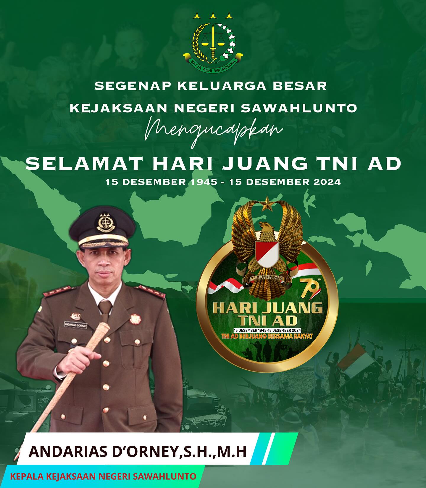 Selamat Hari Juang Kartika ke-79 Tahun 2024! Semoga TNI AD terus berprestasi dan menjadi kebanggaan rakyat Indonesia - from Instagram