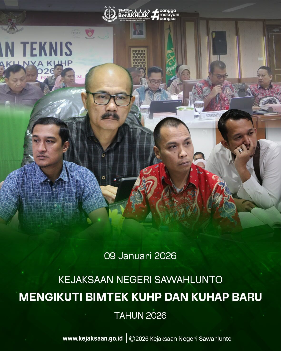 Kegiatan ini diharapkan menjadi langkah strategis dalam memastikan kesiapan aparat penegak hukum agar mampu mengimplementasikan ketentuan hukum baru secara profesional, berintegritas, dan berkeadilan. - from Instagram
